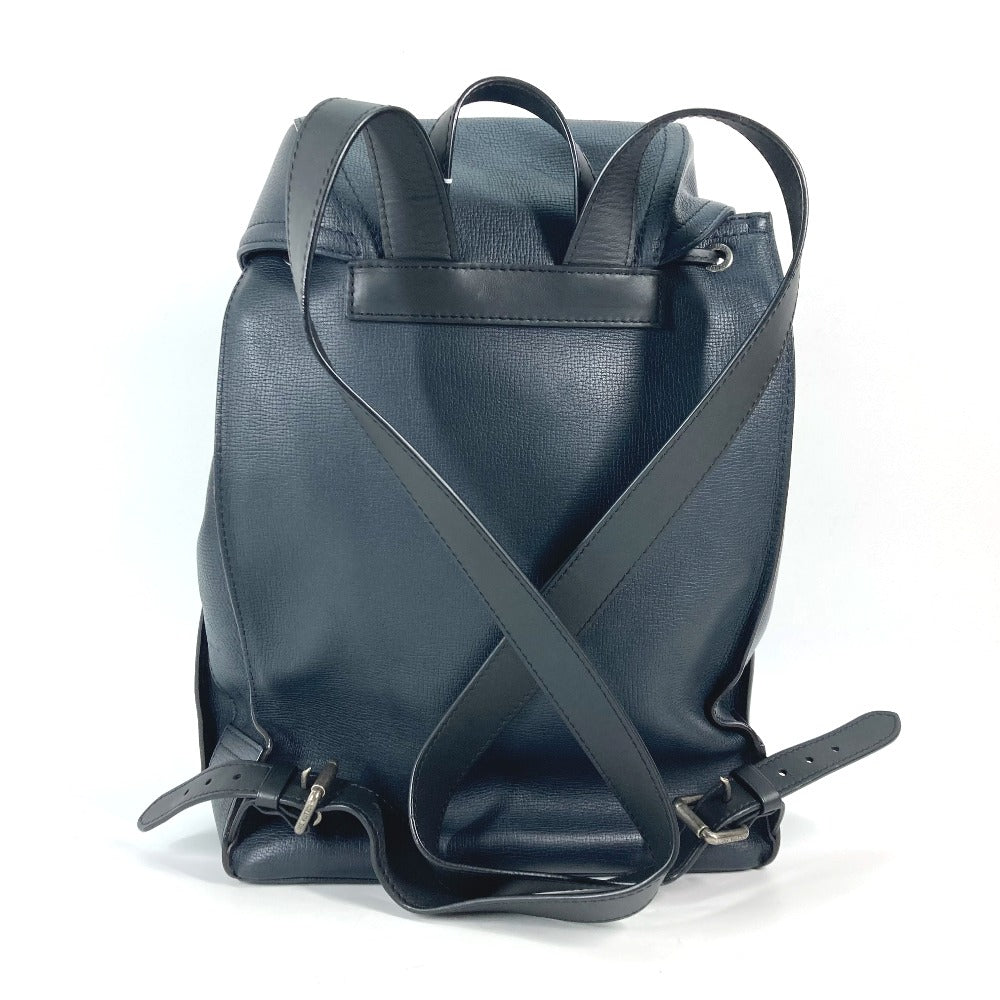 LOUIS VUITTON Backpack M54960 Utah leather Navy Utah Canyon Backpack mens Used