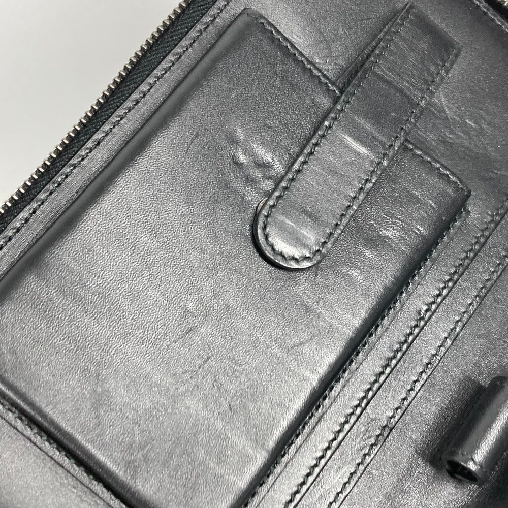 GUCCI Long Wallet Purse 409206 GG Supreme Canvas black GG Supreme Travel case handbag mens Used
