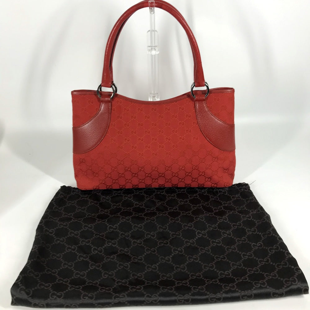GUCCI Shoulder Bag 113015 GG canvas / leather Red Bags Shoulder GG Women Used