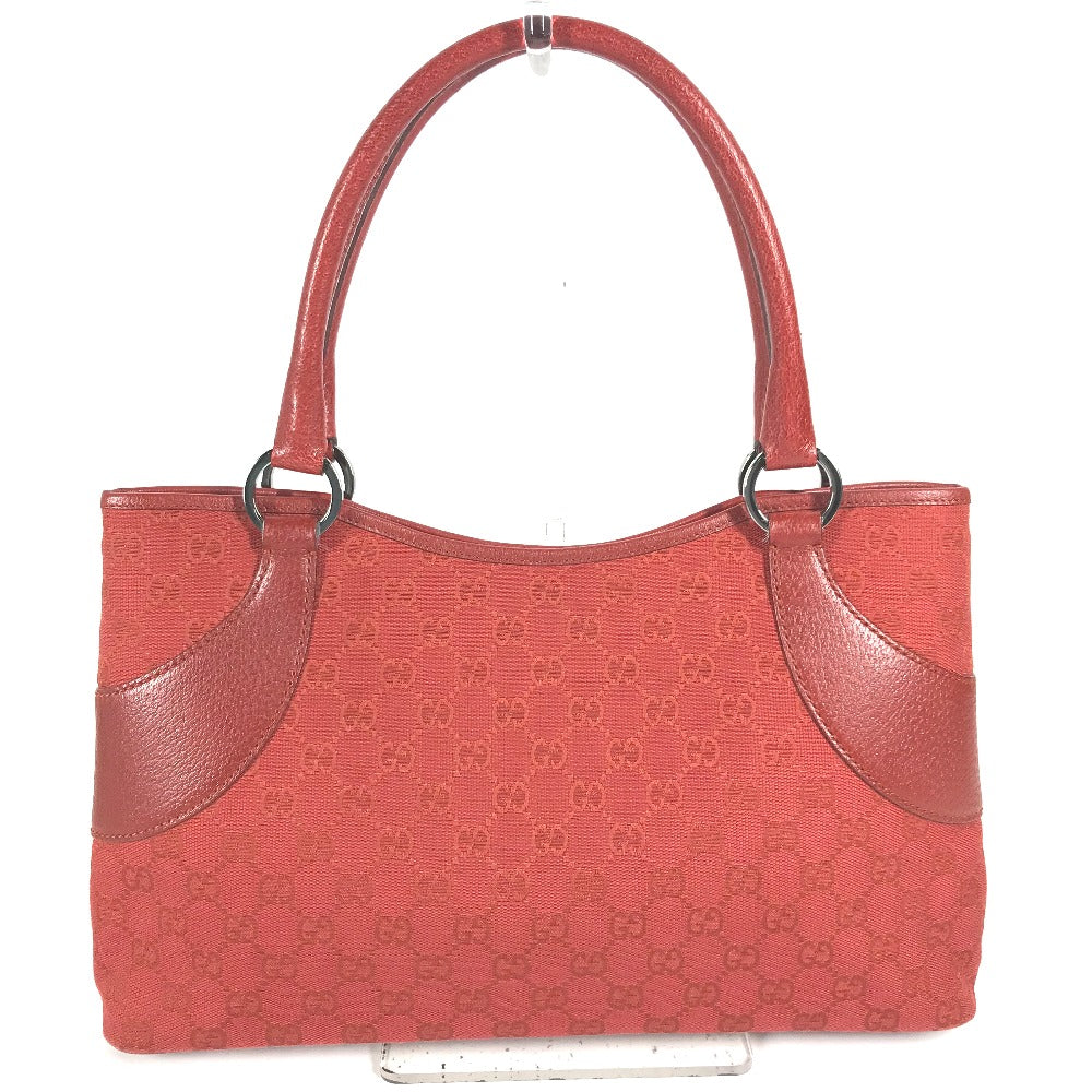 GUCCI Shoulder Bag 113015 GG canvas / leather Red Bags Shoulder GG Women Used