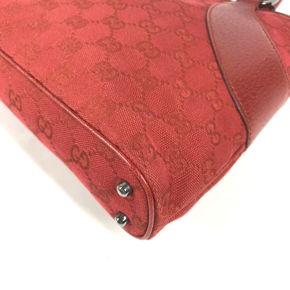 GUCCI Shoulder Bag 113015 GG canvas / leather Red Bags Shoulder GG Women Used
