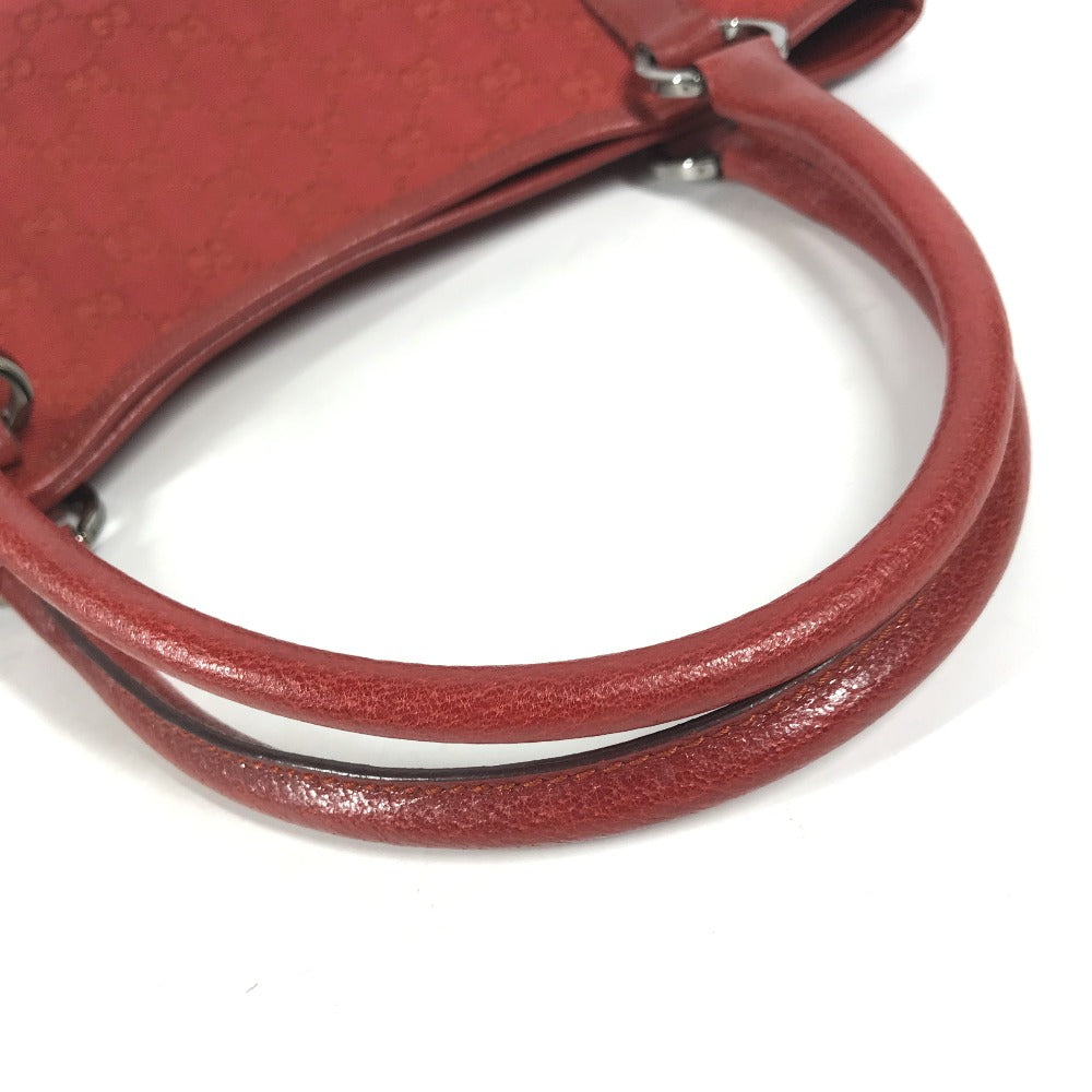 GUCCI Shoulder Bag 113015 GG canvas / leather Red Bags Shoulder GG Women Used