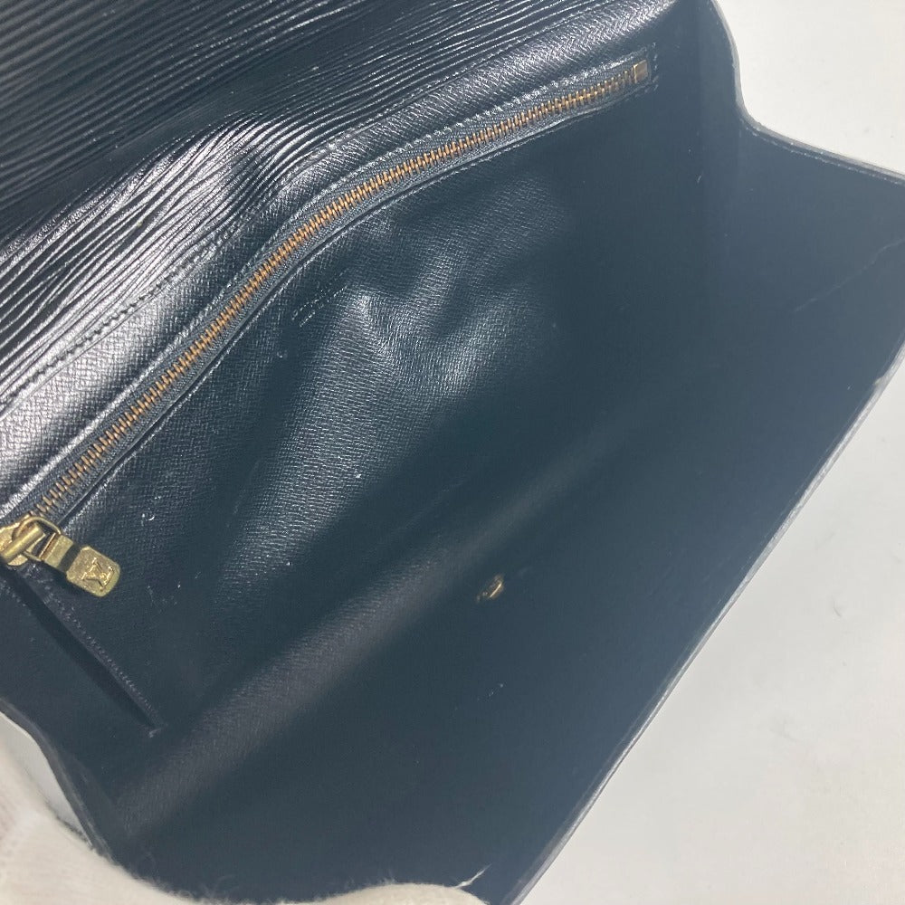 LOUIS VUITTON Clutch bag M52632 Epi Leather black Epi Art deco