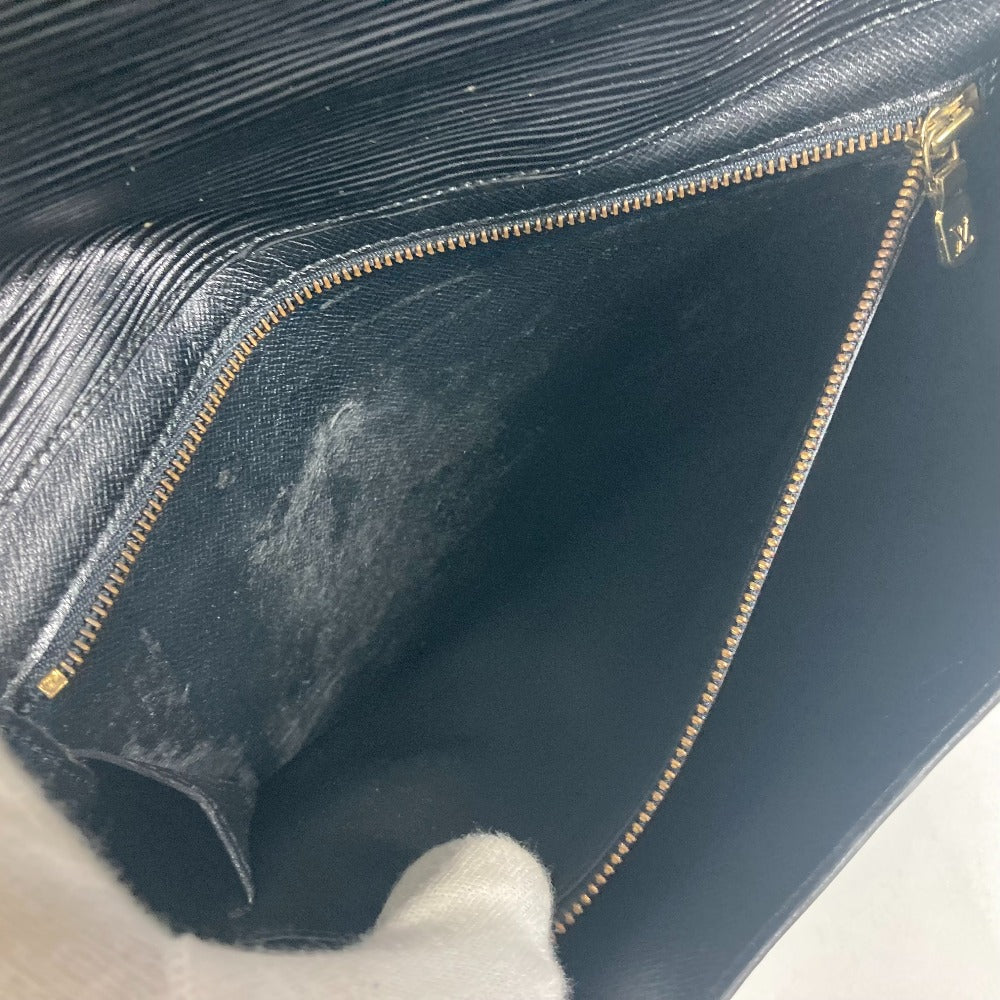 LOUIS VUITTON Clutch bag M52632 Epi Leather black Epi Art deco