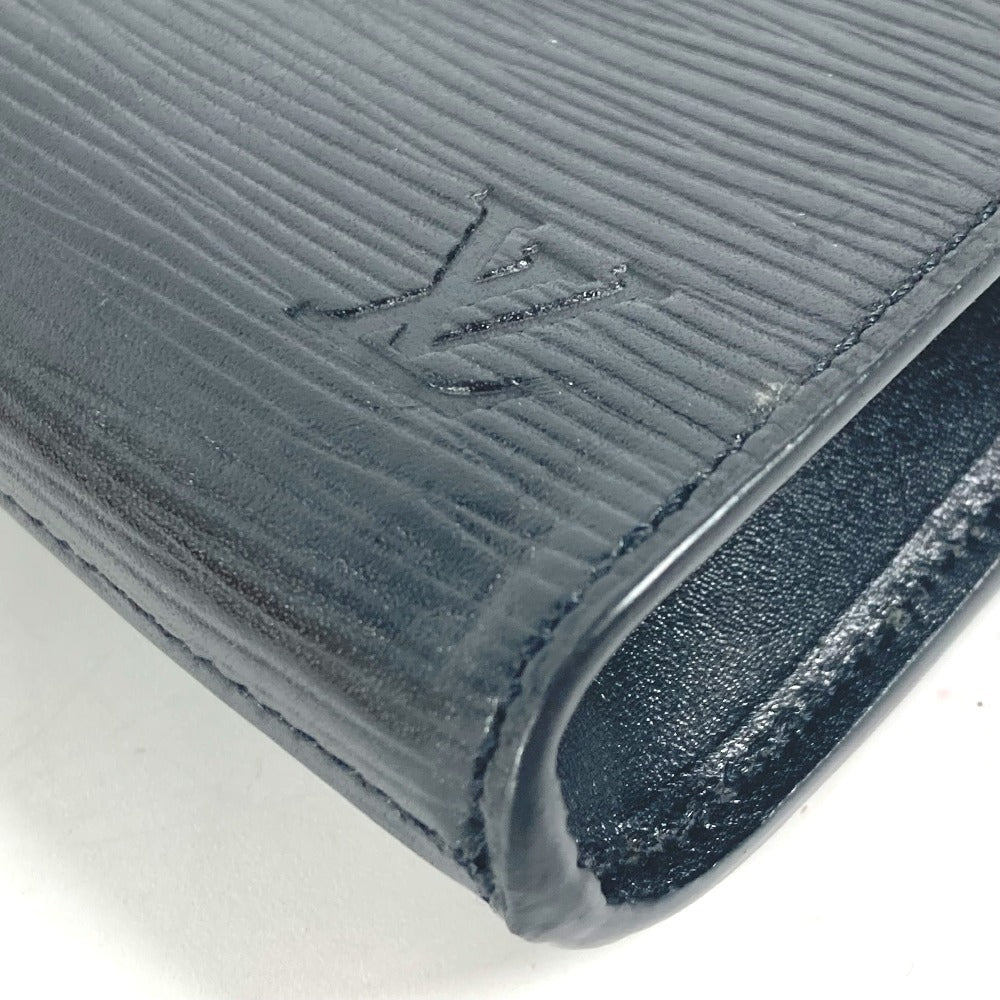LOUIS VUITTON Clutch bag M52632 Epi Leather black Epi Art deco