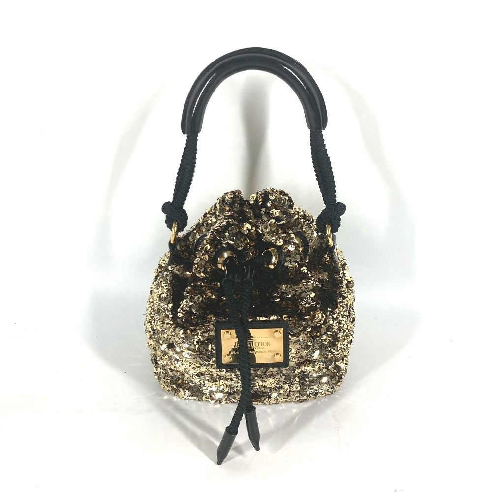 LOUIS VUITTON Handbag M40322 Sequins, Leather gold 2010 Cruise Collection Mininoe Rococo All