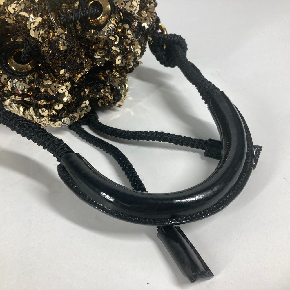 LOUIS VUITTON Handbag M40322 Sequins, Leather gold 2010 Cruise Collection Mininoe Rococo All