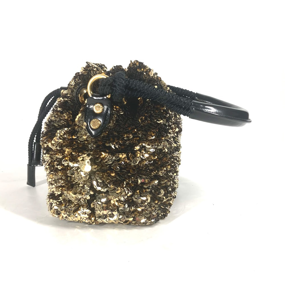 LOUIS VUITTON Handbag M40322 Sequins, Leather gold 2010 Cruise Collection Mininoe Rococo All