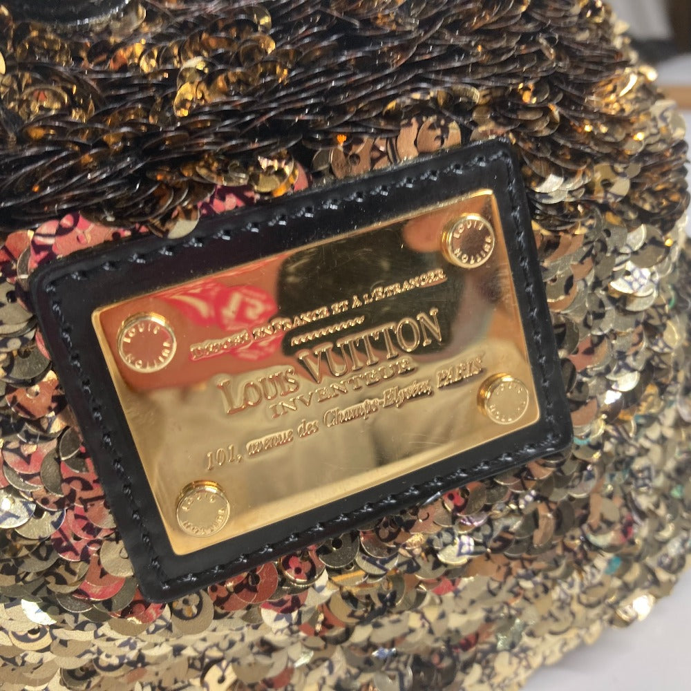 LOUIS VUITTON Handbag M40322 Sequins, Leather gold 2010 Cruise Collection Mininoe Rococo All