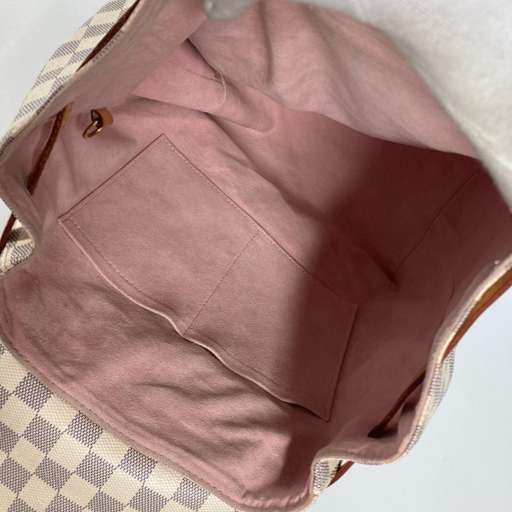 LOUIS VUITTON Backpack N41578 Damier Azur Canvas white Damier Azur Speron