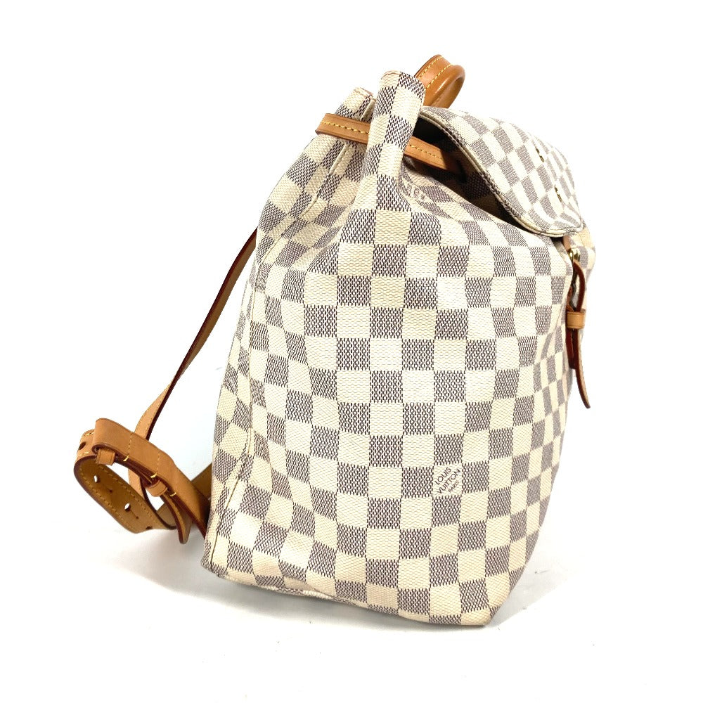 LOUIS VUITTON Backpack N41578 Damier Azur Canvas white Damier Azur Speron