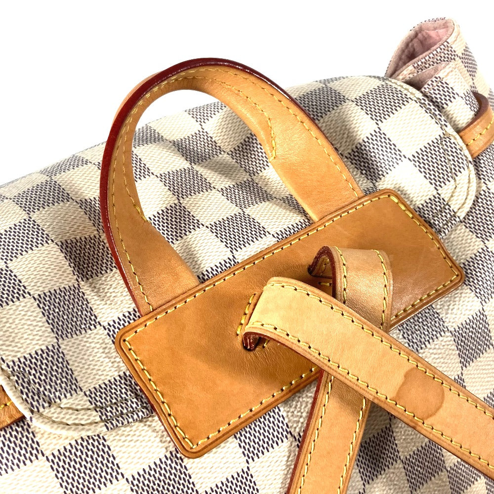 LOUIS VUITTON Backpack N41578 Damier Azur Canvas white Damier Azur Speron