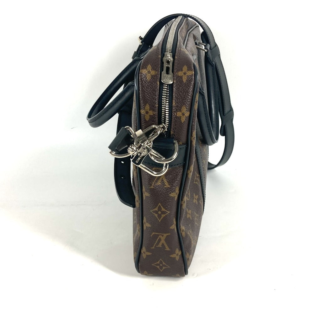 LOUIS VUITTON Business bag  M52005 Monogram macacer canvas Brown Monogram macacer Porto Document Voyage PDV PM