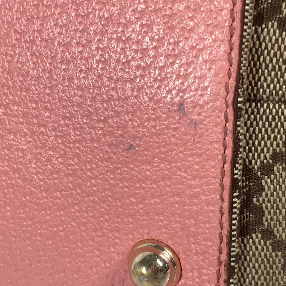 GUCCI Shoulder Bag 120844 GG canvas / leather beige GG Women Used