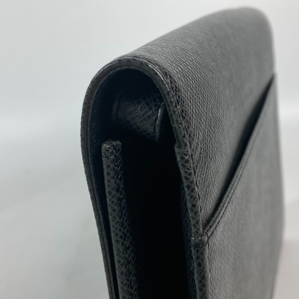 LOUIS VUITTON business bag  M30782 Taiga Leather black Taiga Selenga
