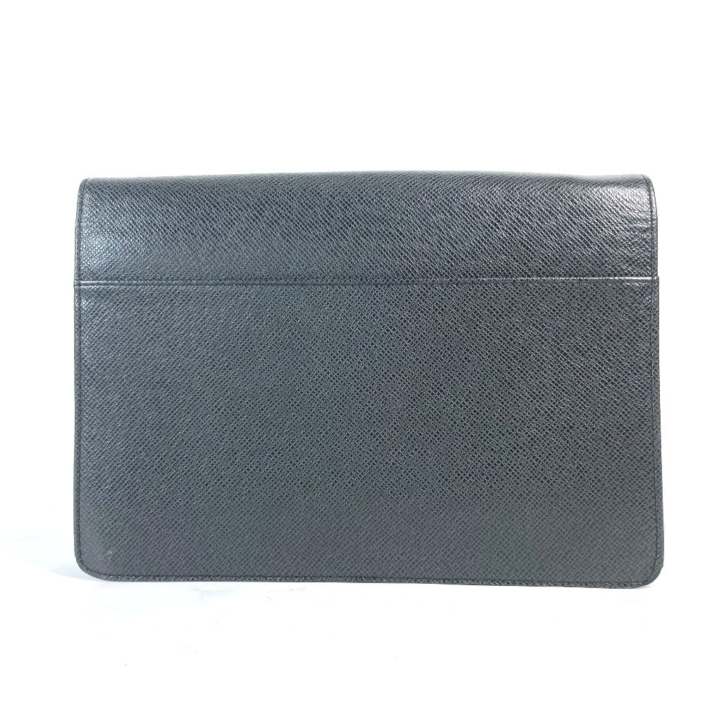 LOUIS VUITTON business bag  M30782 Taiga Leather black Taiga Selenga