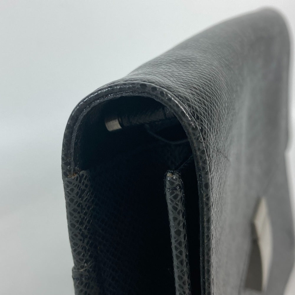 LOUIS VUITTON business bag  M30782 Taiga Leather black Taiga Selenga