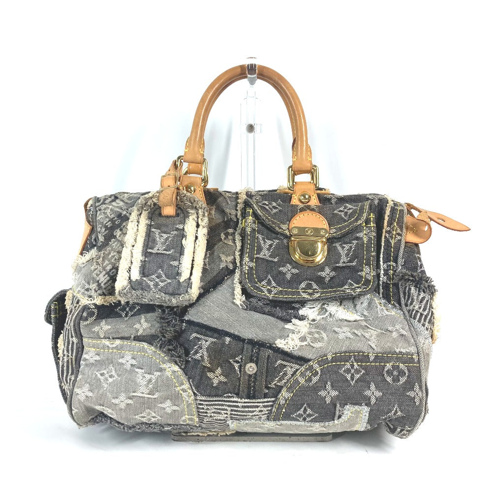 LOUIS VUITTON Boston Duffel bag M95381 Monogram denim black Monogram Denim Patchwork Speedy 30