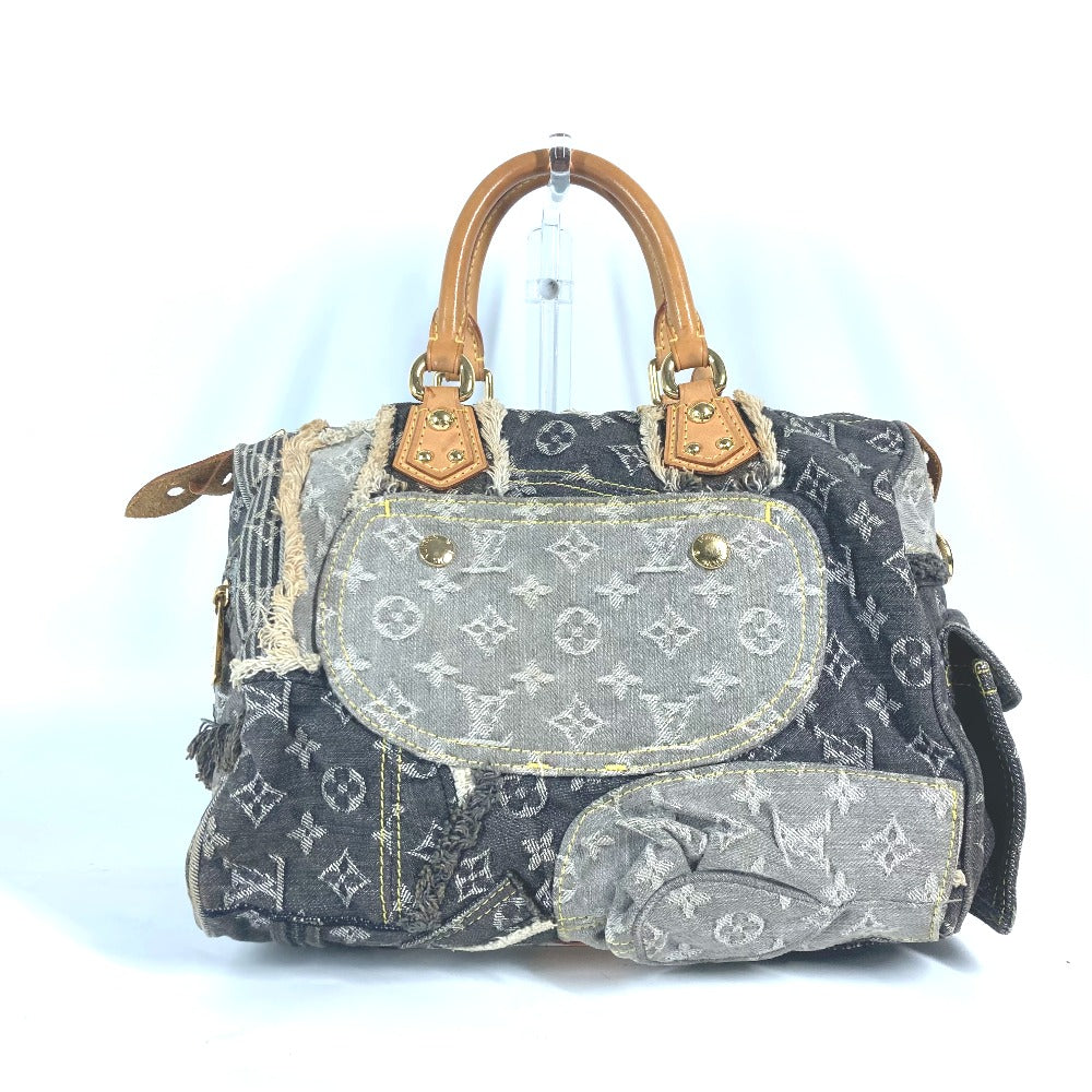 LOUIS VUITTON Boston Duffel bag M95381 Monogram denim black Monogram Denim Patchwork Speedy 30