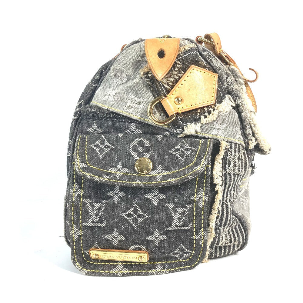 LOUIS VUITTON Boston Duffel bag M95381 Monogram denim black Monogram Denim Patchwork Speedy 30