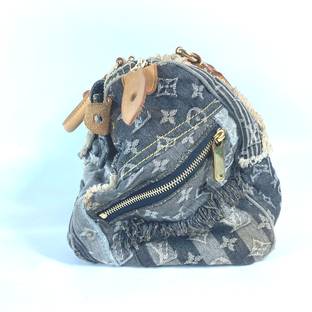 LOUIS VUITTON Boston Duffel bag M95381 Monogram denim black Monogram Denim Patchwork Speedy 30