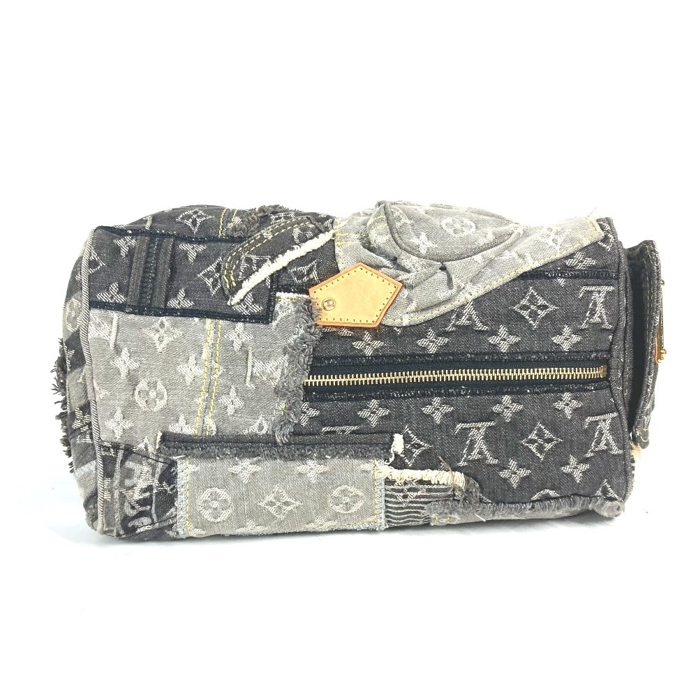 LOUIS VUITTON Boston Duffel bag M95381 Monogram denim black Monogram Denim Patchwork Speedy 30