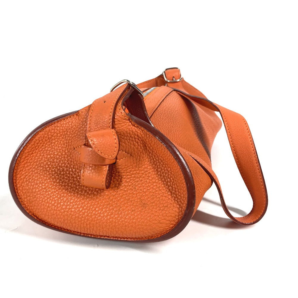HERMES Shoulder Bag Togo Orange DOREMI Doremi
