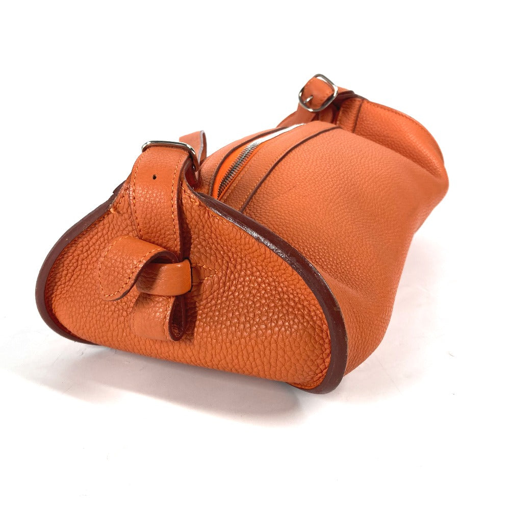 HERMES Shoulder Bag Togo Orange DOREMI Doremi