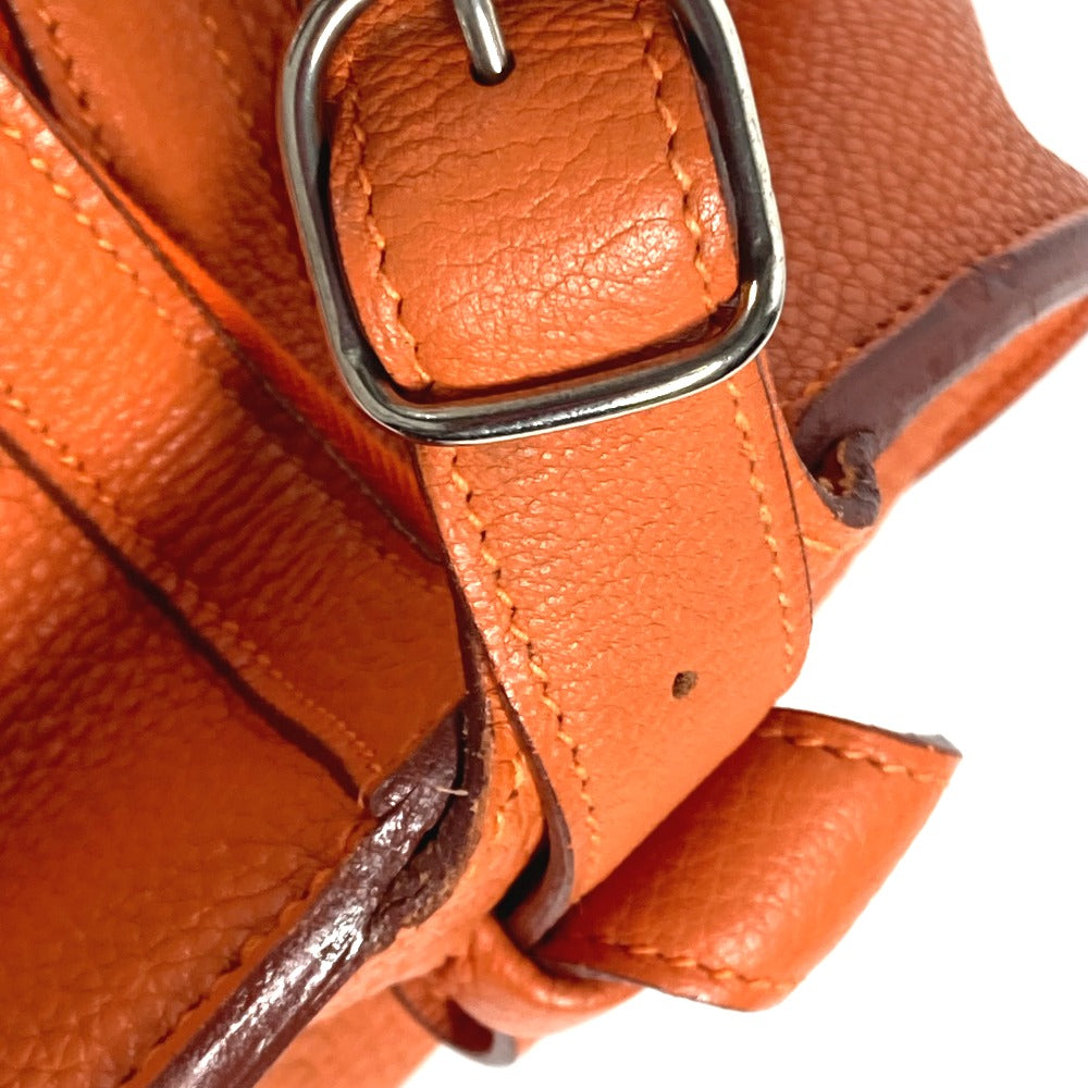 HERMES Shoulder Bag Togo Orange DOREMI Doremi