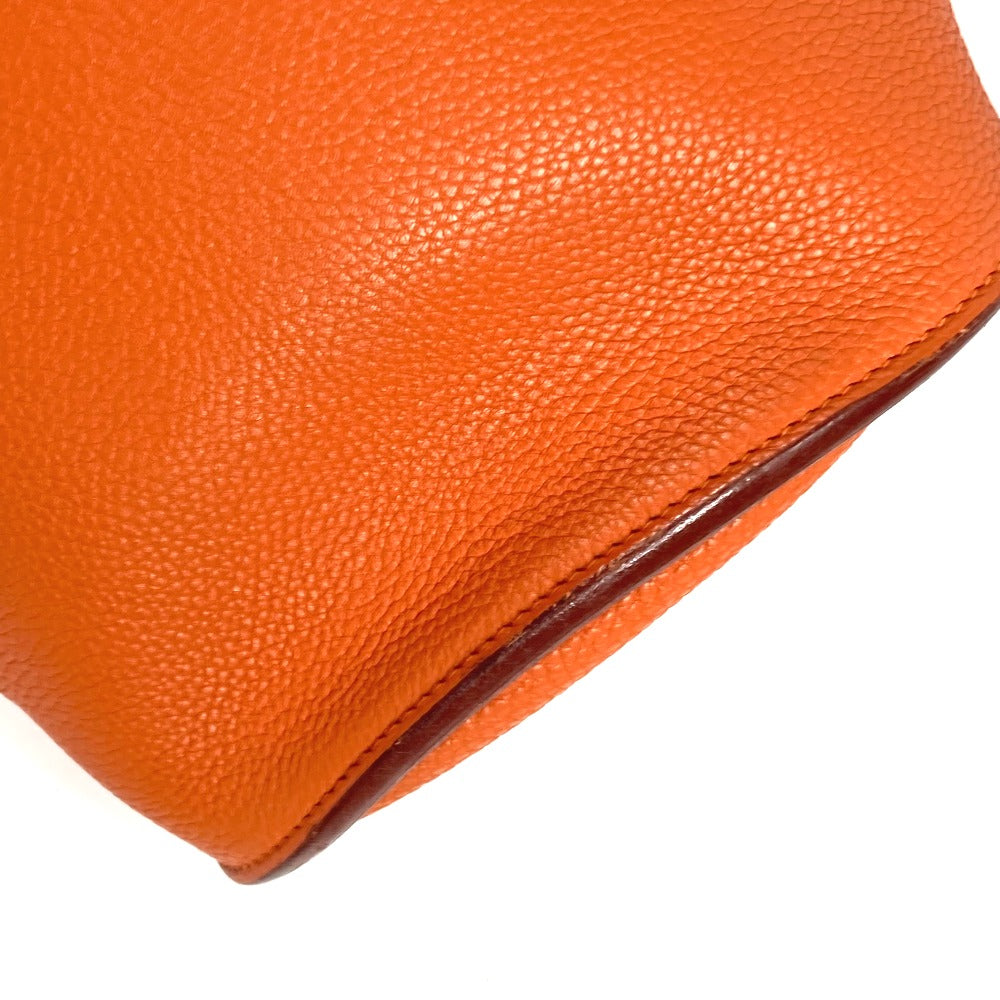 HERMES Shoulder Bag Togo Orange DOREMI Doremi