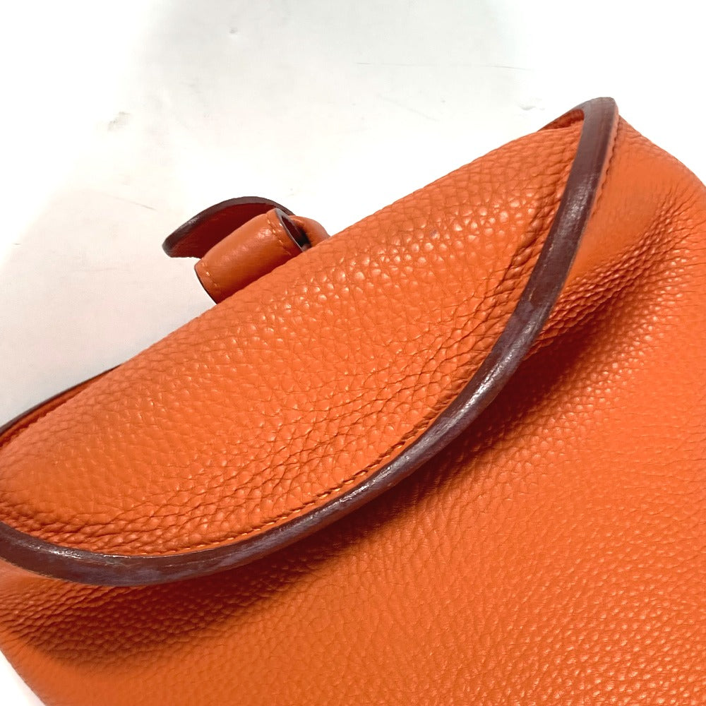 HERMES Shoulder Bag Togo Orange DOREMI Doremi