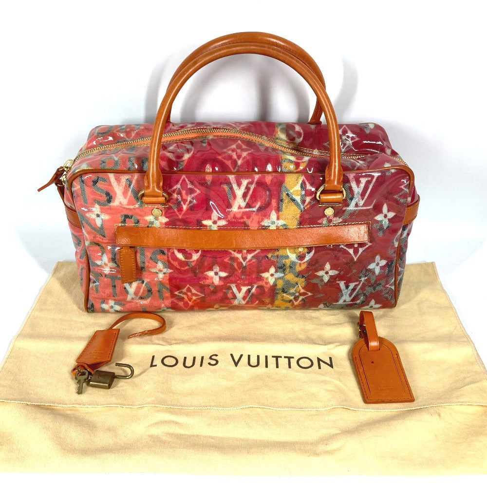LOUIS VUITTON Boston Duffel bag M95734 Plastics Orange Monogram pulp Weekender PM
