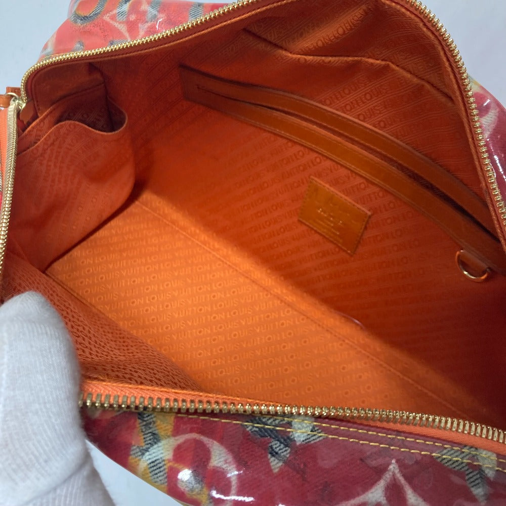LOUIS VUITTON Boston Duffel bag M95734 Plastics Orange Monogram pulp Weekender PM