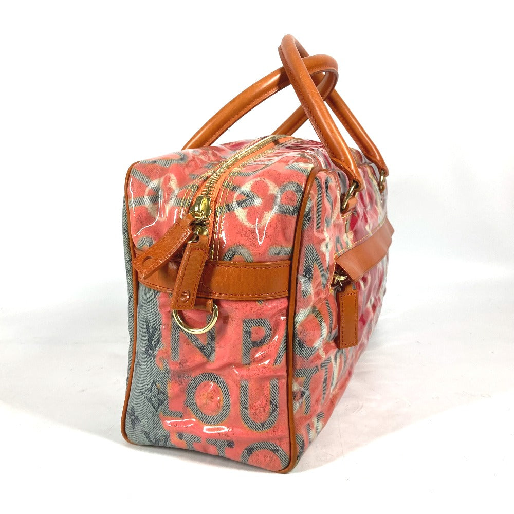 LOUIS VUITTON Boston Duffel bag M95734 Plastics Orange Monogram pulp Weekender PM