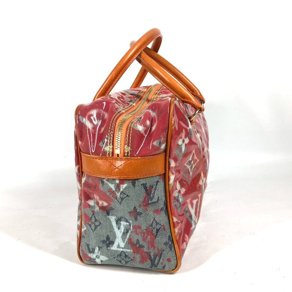 LOUIS VUITTON Boston Duffel bag M95734 Plastics Orange Monogram pulp Weekender PM