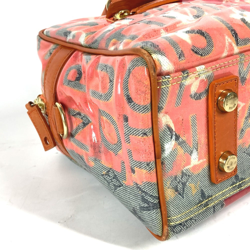 LOUIS VUITTON Boston Duffel bag M95734 Plastics Orange Monogram pulp Weekender PM