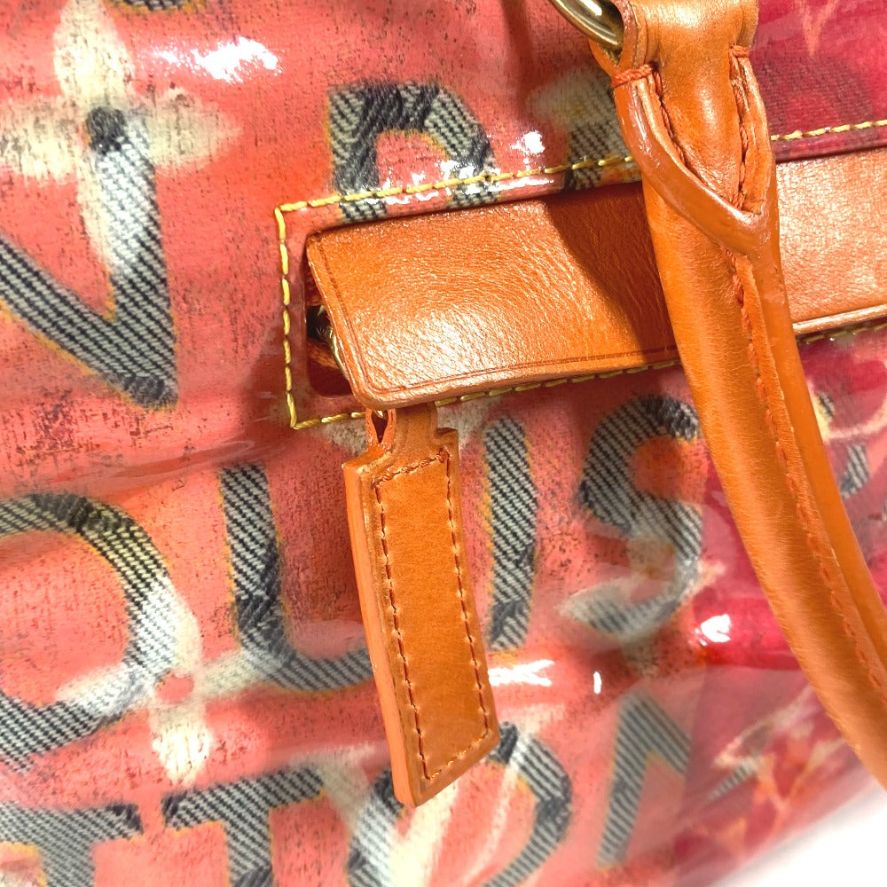 LOUIS VUITTON Boston Duffel bag M95734 Plastics Orange Monogram pulp Weekender PM