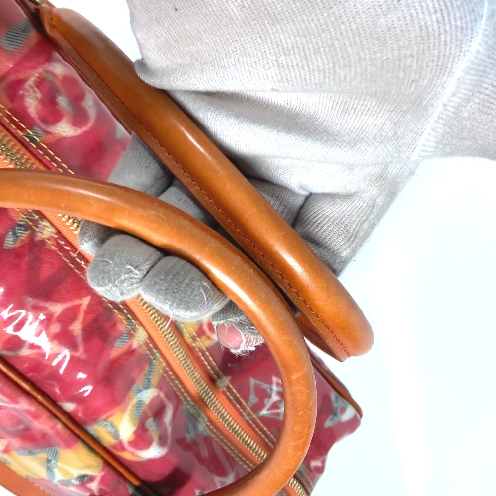 LOUIS VUITTON Boston Duffel bag M95734 Plastics Orange Monogram pulp Weekender PM