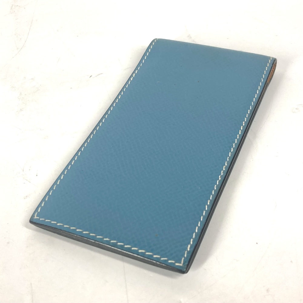 HERMES Other stationery leather blue Notepad Memopad mens(Unisex) Used