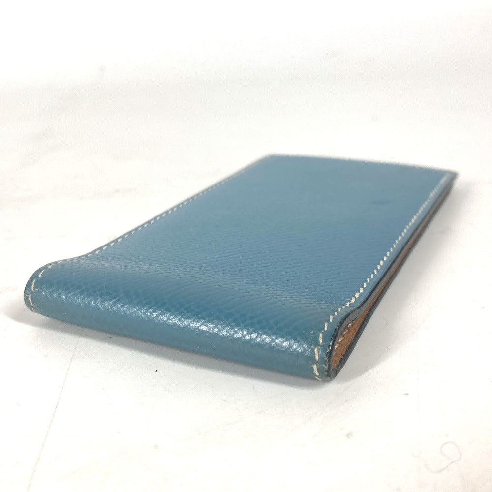 HERMES Other stationery leather blue Notepad Memopad mens(Unisex) Used