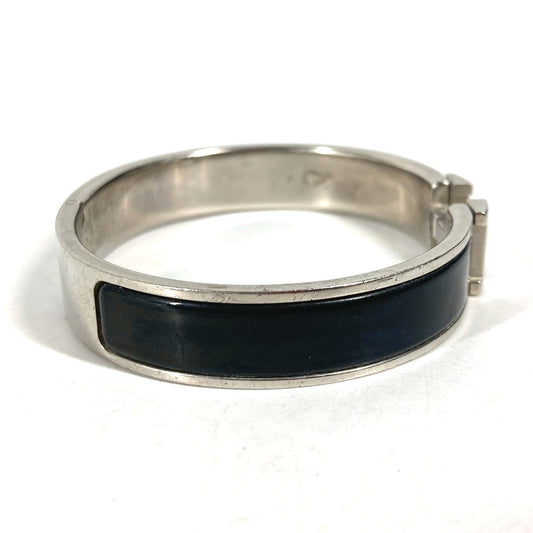 HERMES Bangle metal black Click crack PM Women Used
