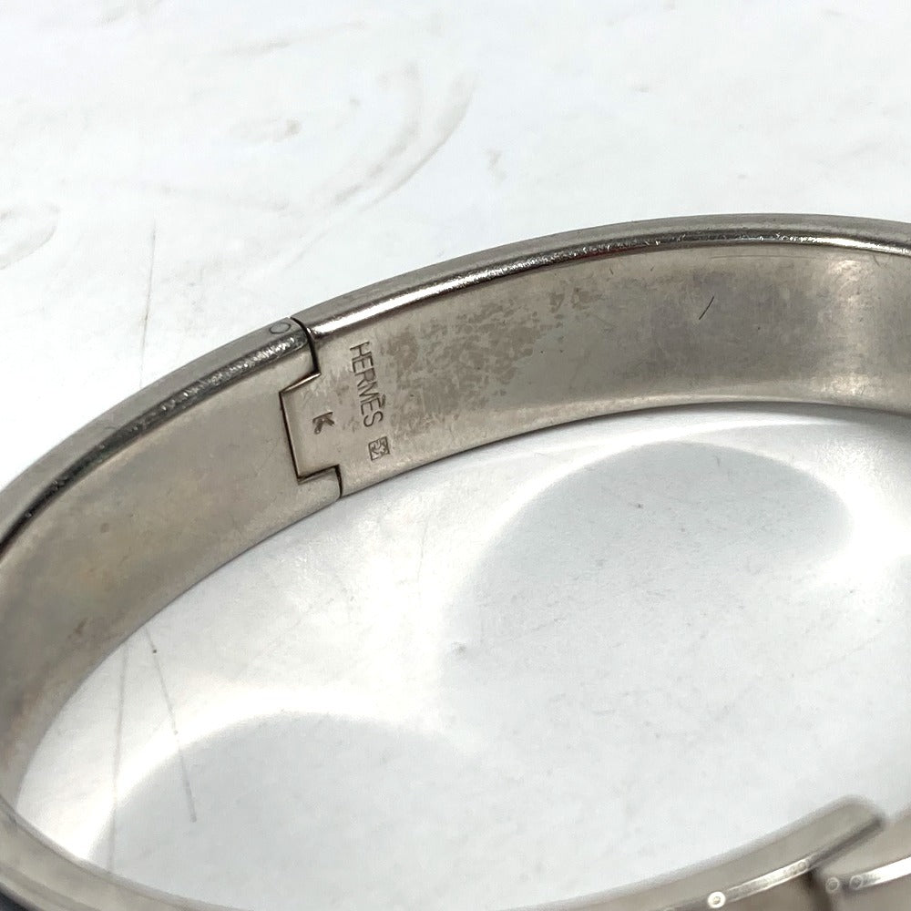 HERMES Bangle metal black Click crack PM Women Used