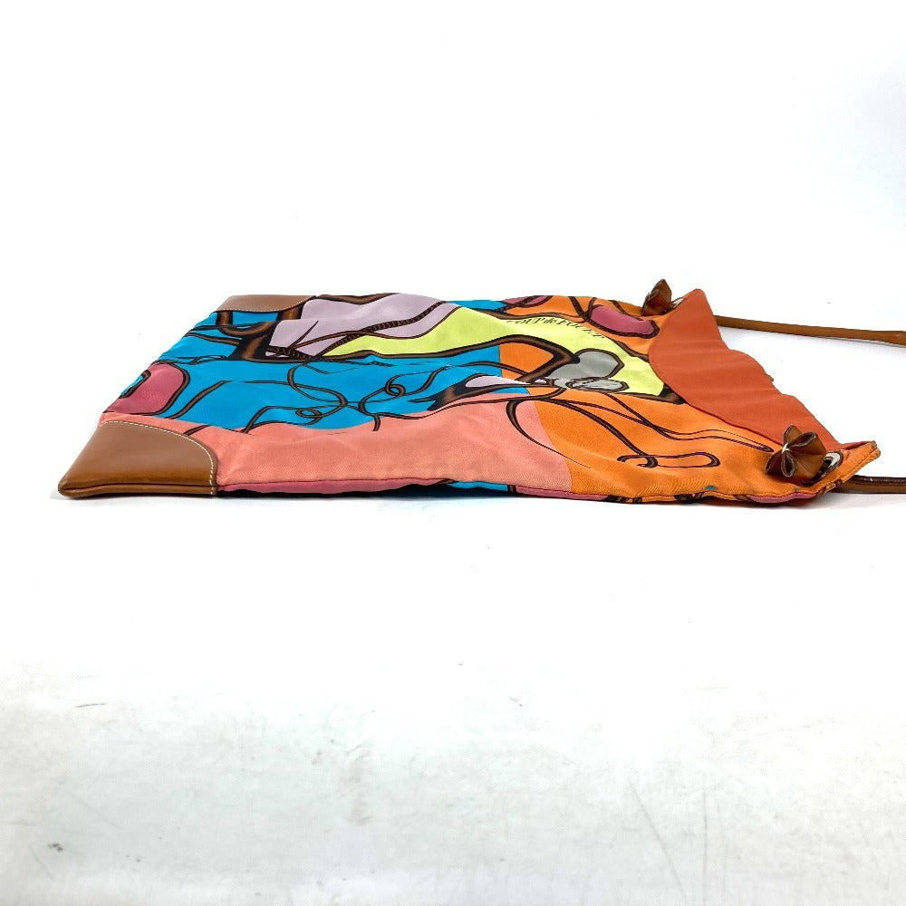 HERMES Shoulder Bag Silk, Leather multicolor COUP DE FOUET Whip Silky City MM unisex(Unisex) Used
