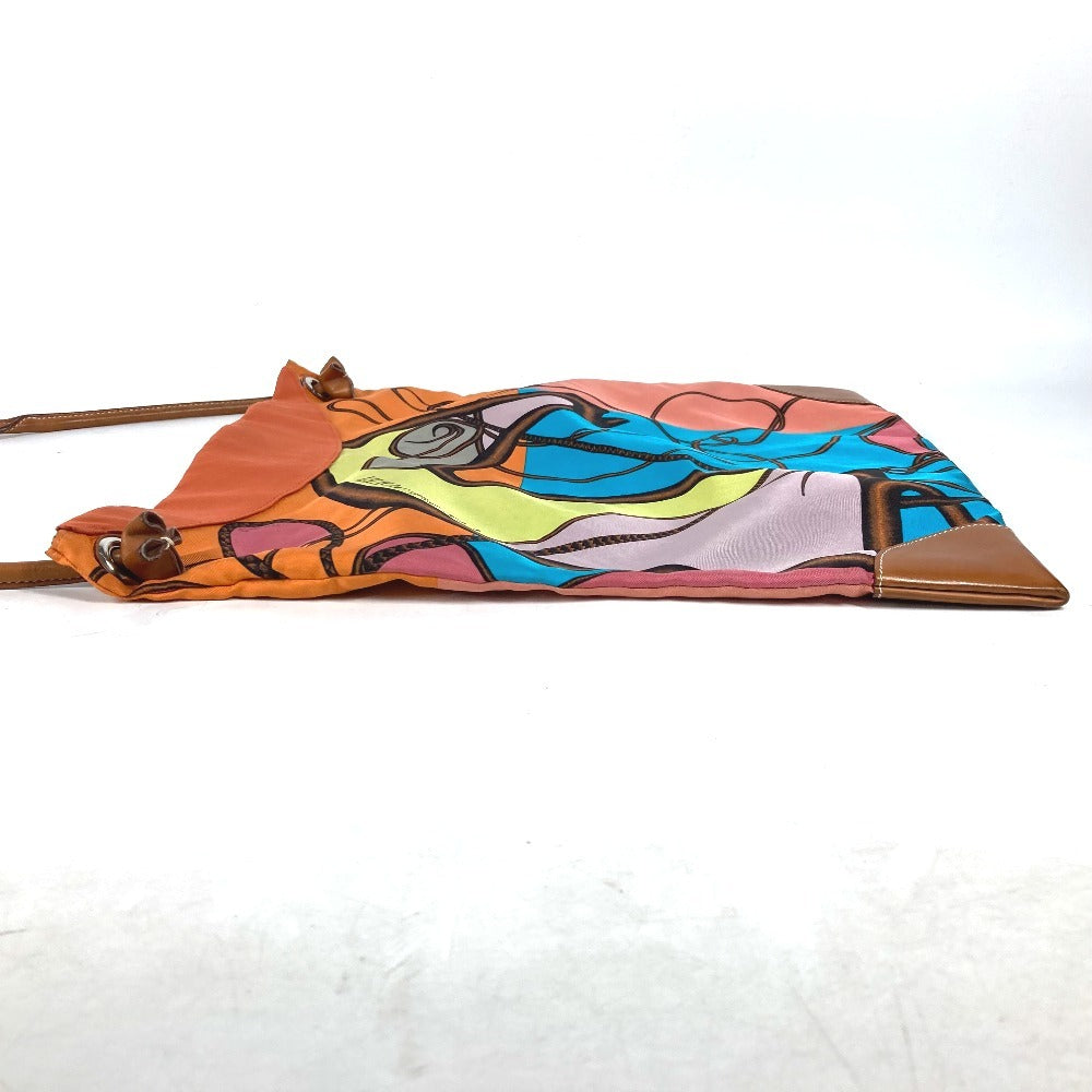 HERMES Shoulder Bag Silk, Leather multicolor COUP DE FOUET Whip Silky City MM unisex(Unisex) Used