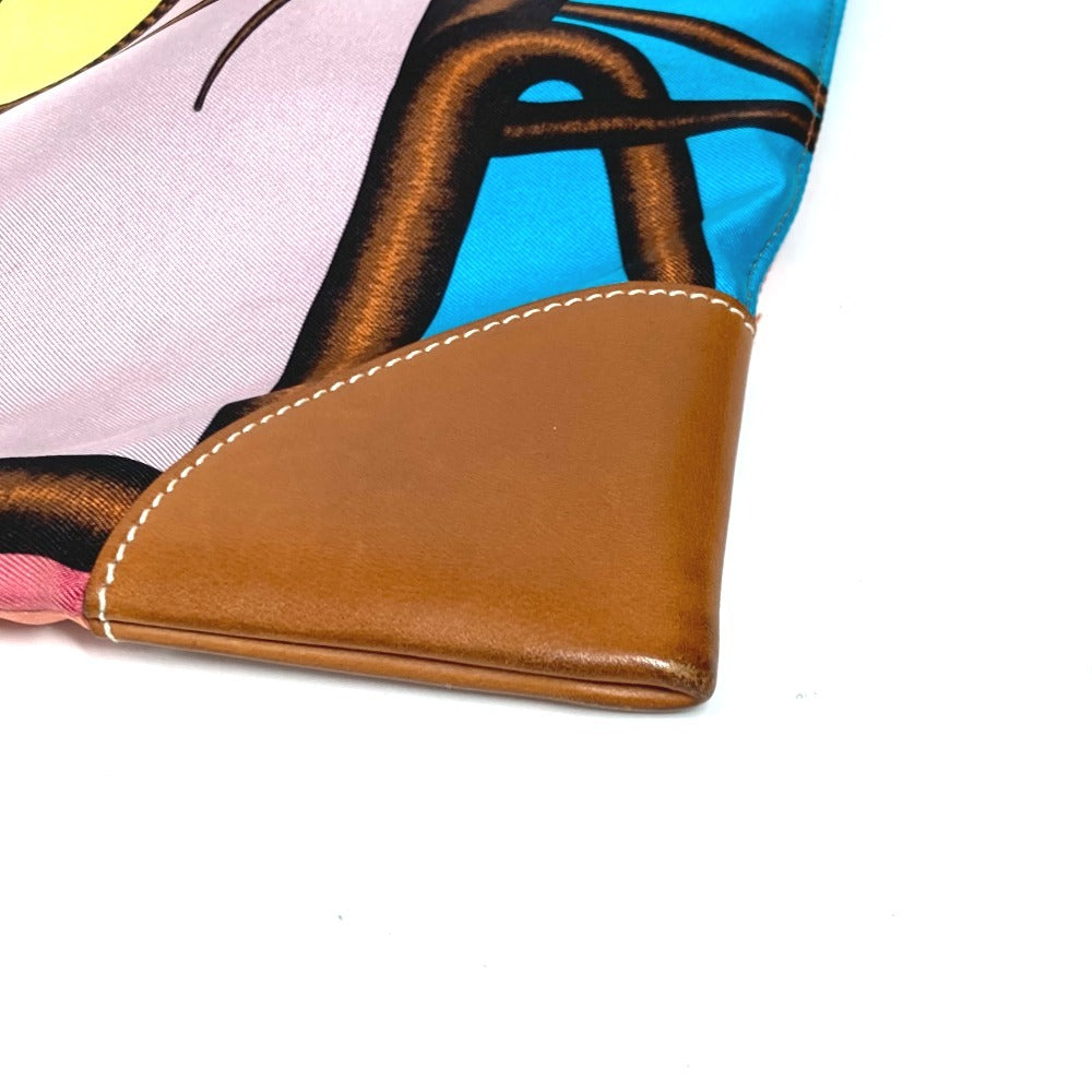HERMES Shoulder Bag Silk, Leather multicolor COUP DE FOUET Whip Silky City MM unisex(Unisex) Used