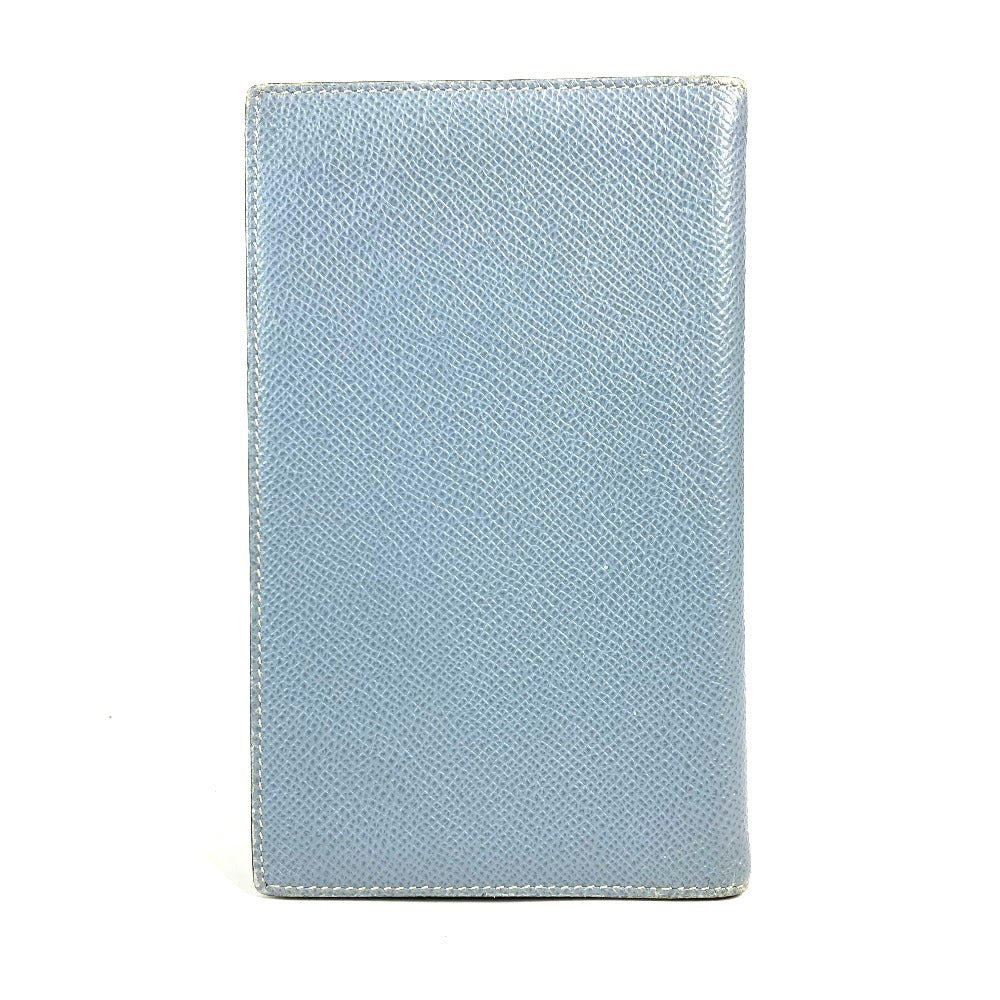 HERMES Notebook cover leather blue Agenda Vision Women Used