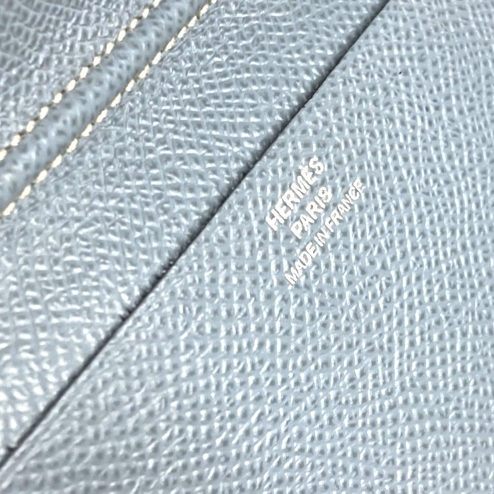 HERMES Notebook cover leather blue Agenda Vision Women Used