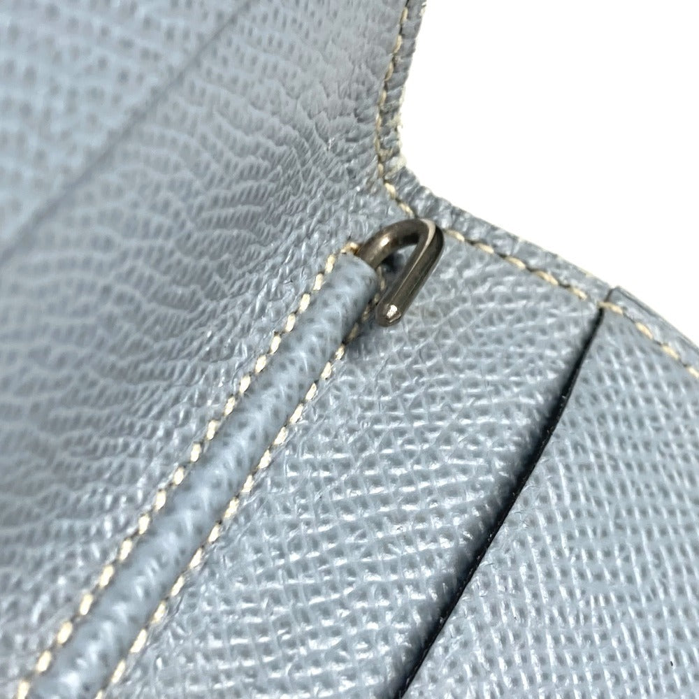 HERMES Notebook cover leather blue Agenda Vision Women Used