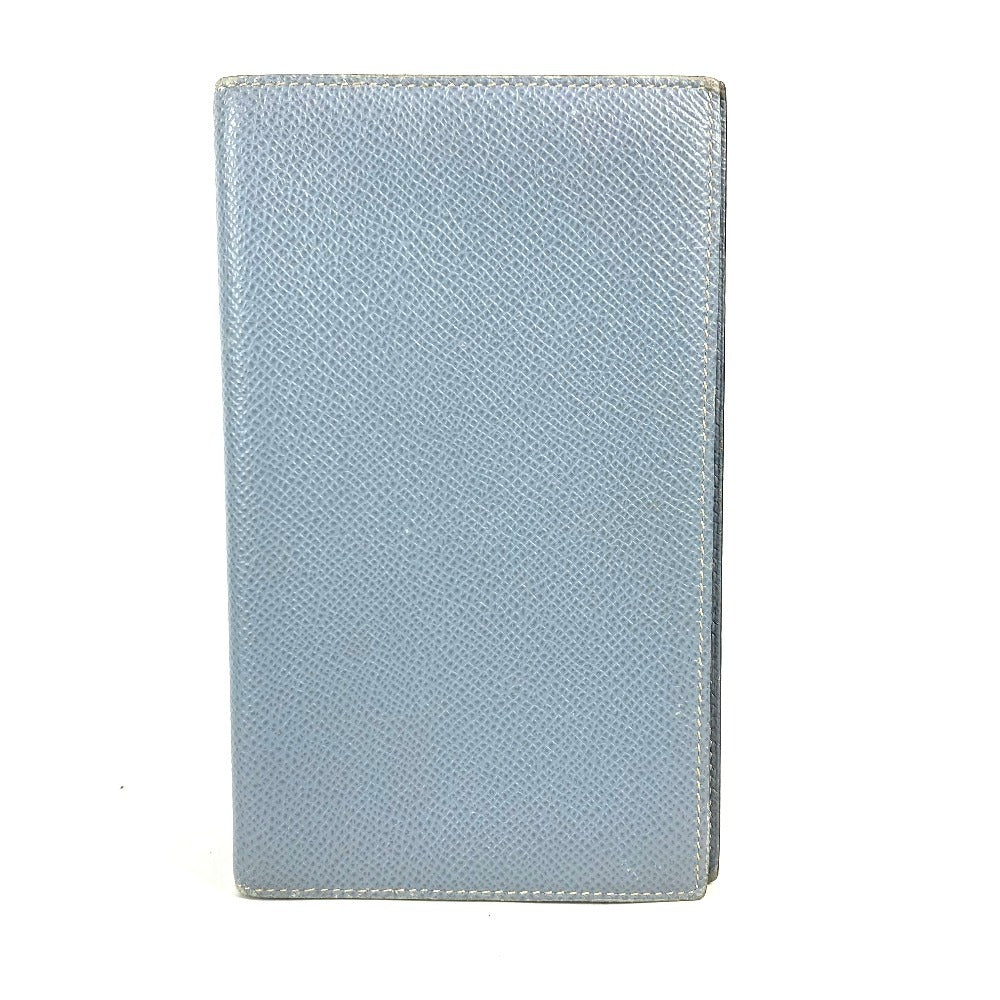HERMES Notebook cover leather blue Agenda Vision Women Used