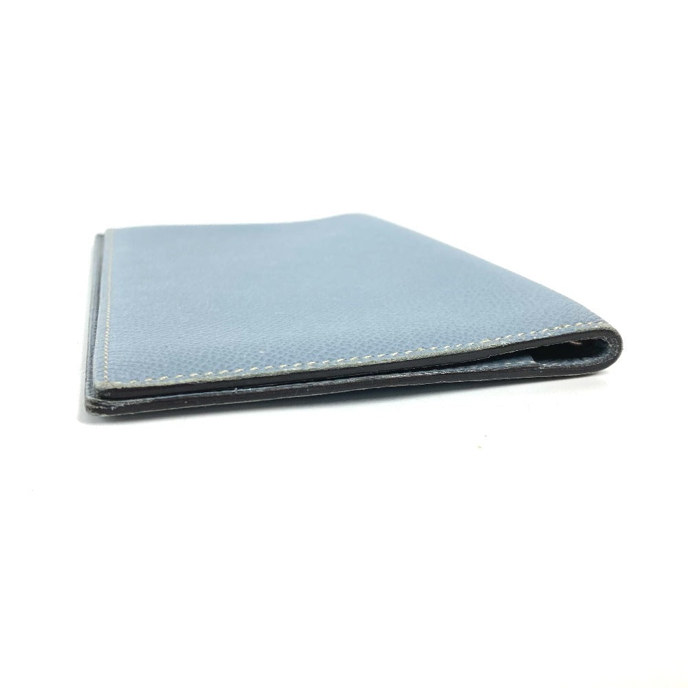 HERMES Notebook cover leather blue Agenda Vision Women Used